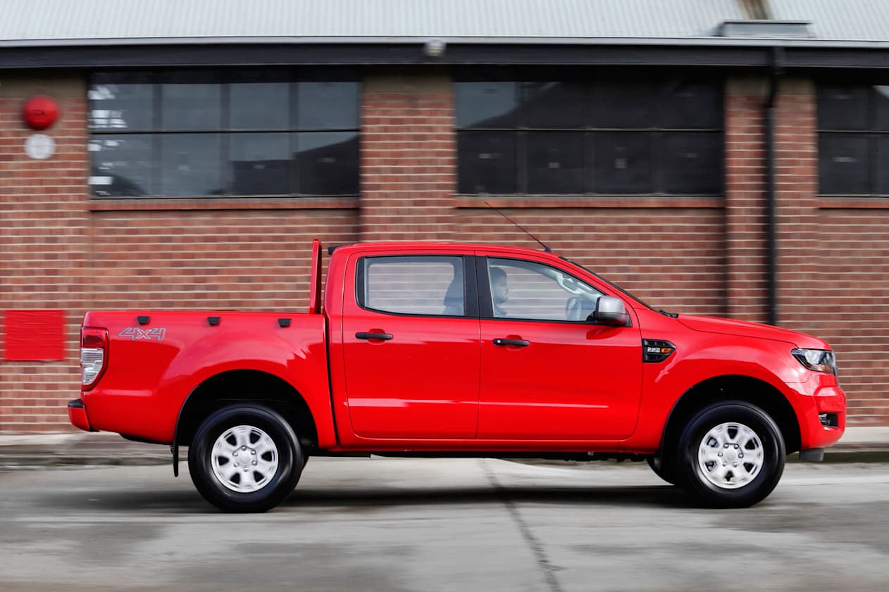 The range of models included single, dual and super-cab bodies, cab-chassis or ute options, a choice of high riding rear-wheel drive or four-wheel drive, and petrol or diesel engines.